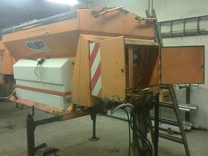 Oprava nástavby sypače Beilhack