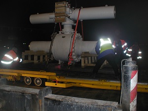 Výroba rámu pro přepravu ventilu