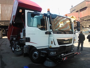 Předání zametače K-6 a zaškolení obsluhy