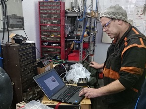 Simulace dávkování sypačů