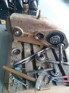 Oprava převodové skříně šneků