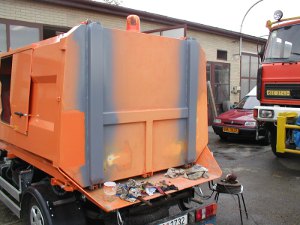 Vyztužení zadních vrat