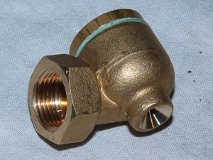 Tryska válcového kartáče excentrická