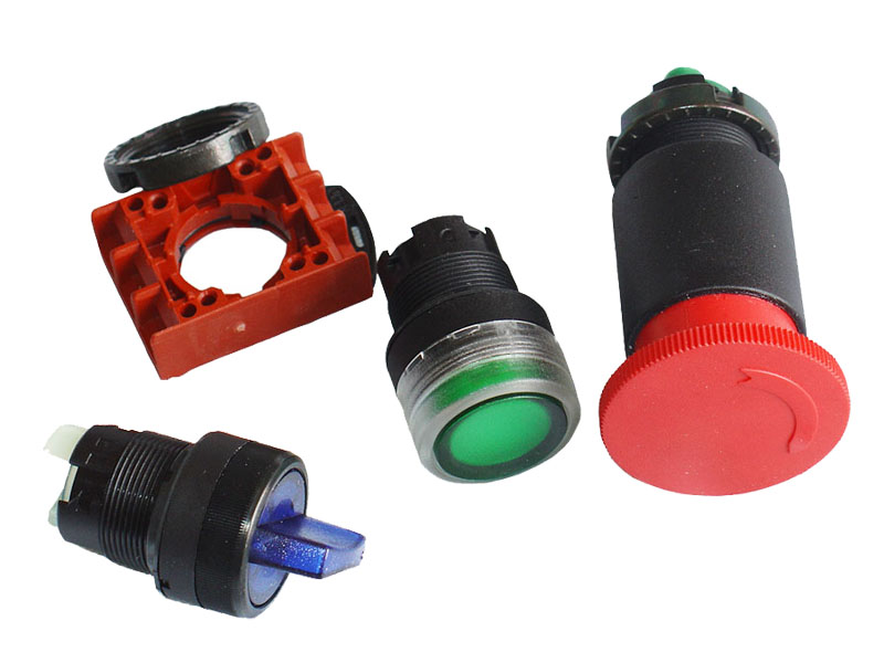 Tlačítka a spínací jednotky